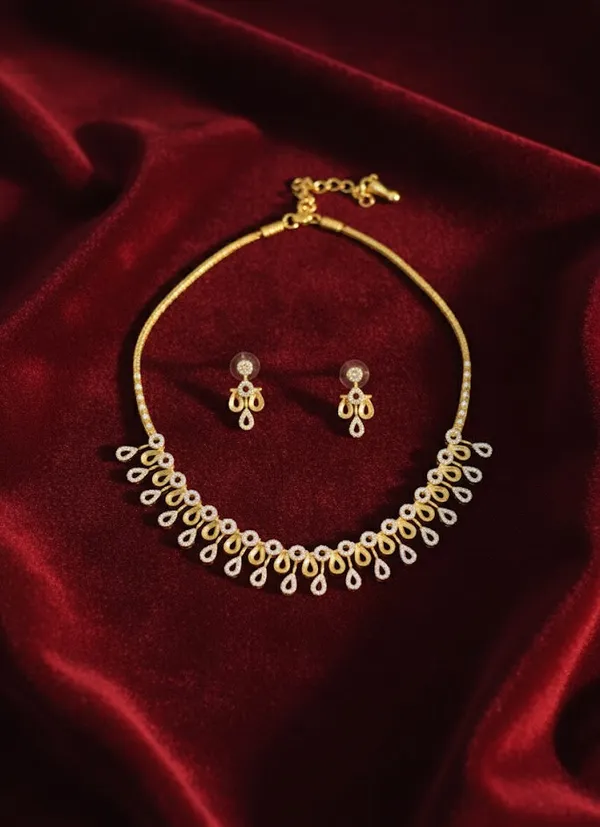 Silver_Brass_Necklace_Set_For_Women